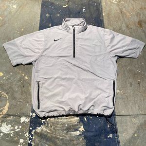 Vintage Nike Golf Tech Quarterzip T Shirt Baggy